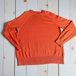 J.CREW XL RUST ORANGE WOOL BLEND SWEATER – FAIR TRADE CERTIFIED